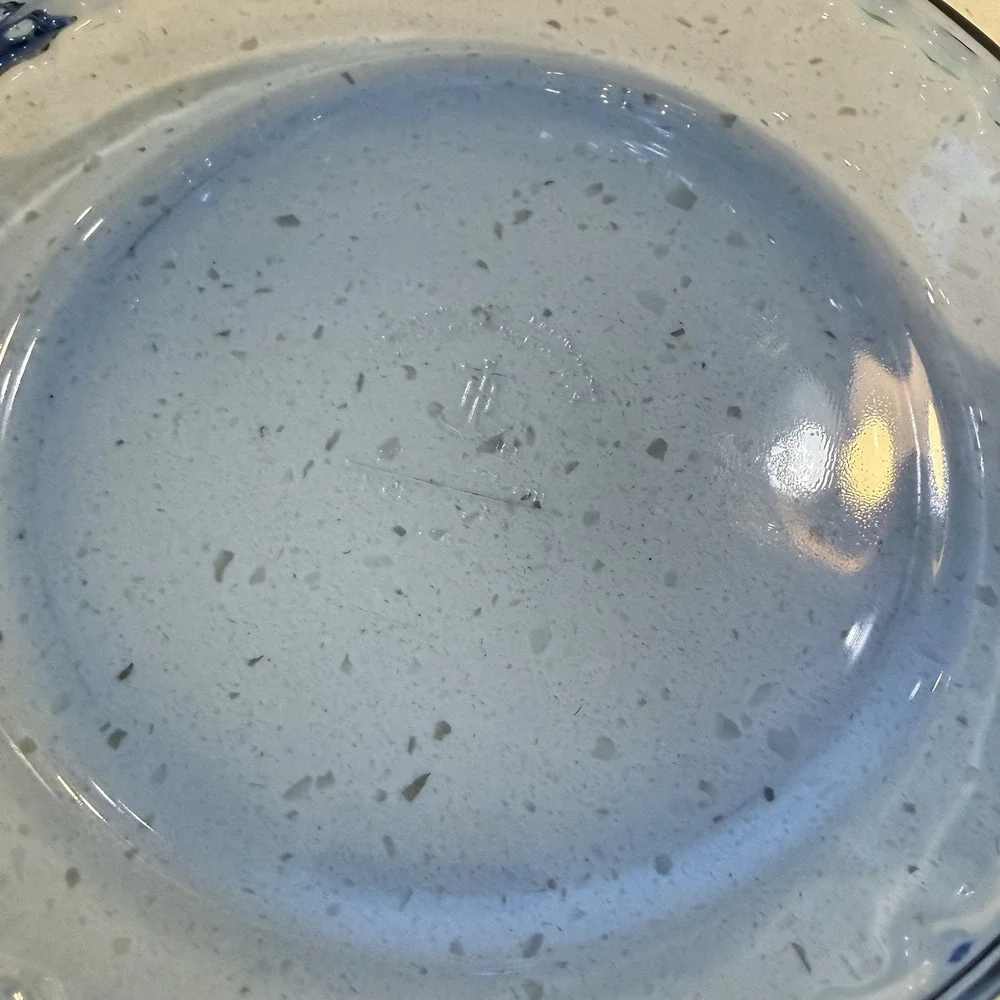 Vintage Anchor Hocking Sapphire Blue 9 Inch Glass Pie Plate Round Baker USA
